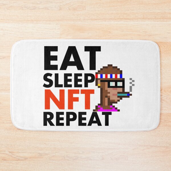 Item preview, Eat Sleep Collect NFT Crypto Monkey #42 designed and sold by patricklevar.