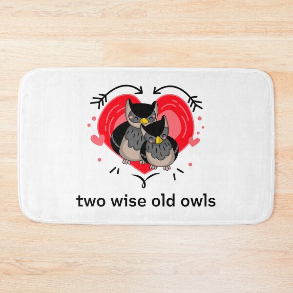 Item preview, two wise old owls designed and sold by AStateofBeing.
