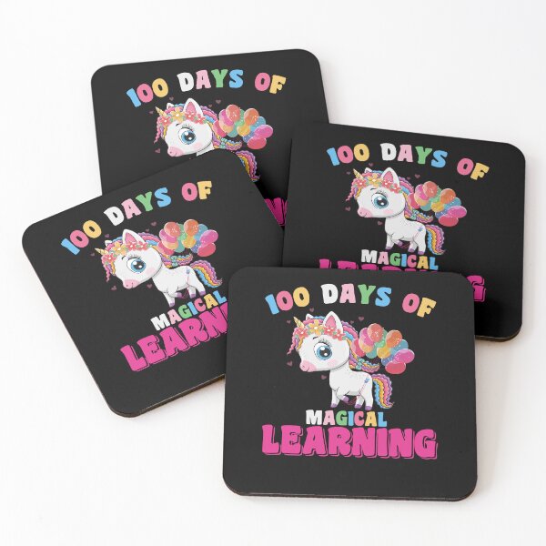 Item preview, 100 Days of School Unicorn Girls Teacher 100th Day of School gift for students, teachers, women, kids, girls designed and sold by wasimedox.