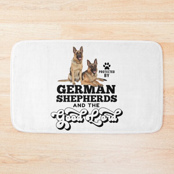 Item preview, Protected By German Shepherd And The Good Lord designed and sold by momofdoggos.