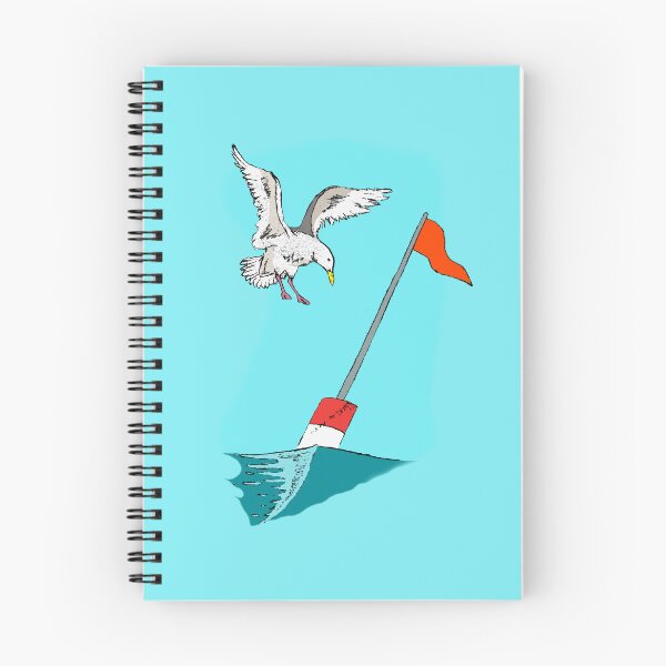 Item preview, High Flyer Longline Buoy Flag and Seagull Alaska Fishing Scene AK Ocean Sea Living designed and sold by akaesthetic.