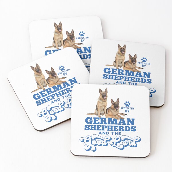 Item preview, Protected By German Shepherd And The Good Lord designed and sold by momofdoggos.