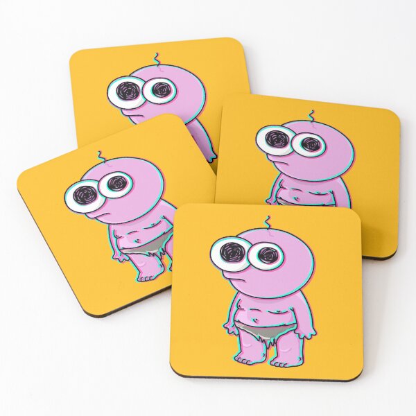 Item preview, SMILING FRIENDS - Pim wild 3D, Alan, bliblie, Grim, Gleb or Glep(author's art) designed and sold by mrGoodwin90.