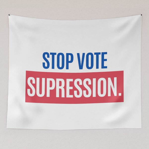 Item preview, Stop Vote Supression designed and sold by D1ogo.