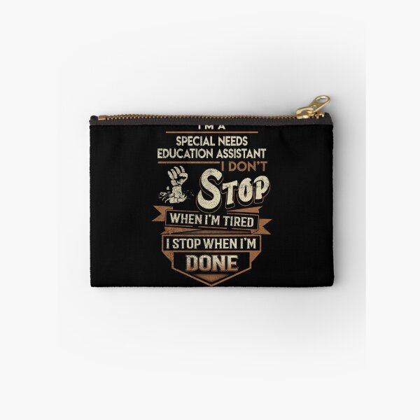Item preview, Special Needs Education Assistant T Shirt - I Stop When Done Job Gift Item Tee designed and sold by paneczkopat.