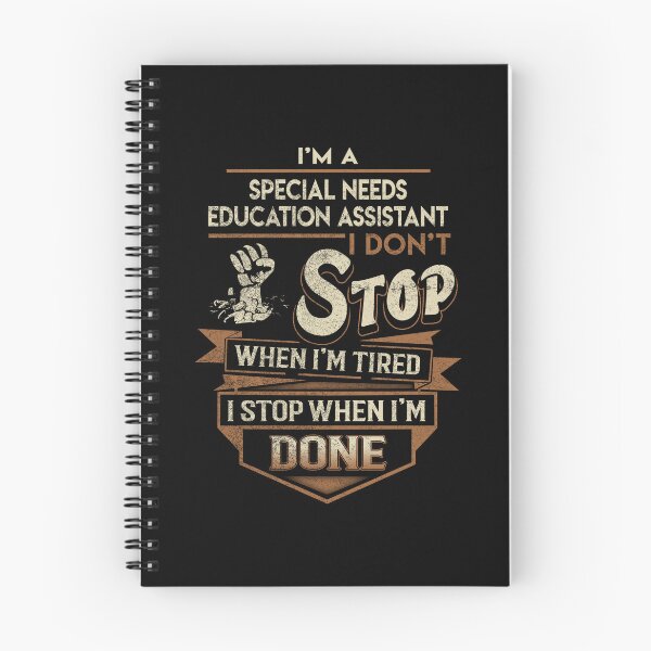 Item preview, Special Needs Education Assistant T Shirt - I Stop When Done Job Gift Item Tee designed and sold by paneczkopat.