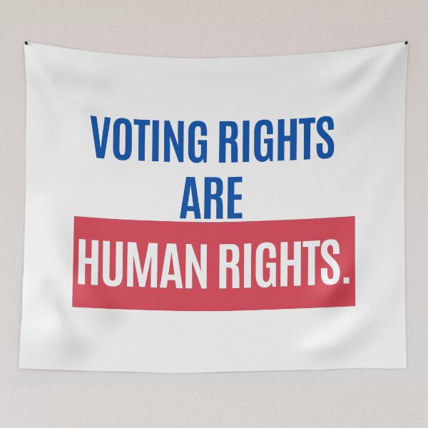 Item preview, Voting Rights are Human Rights designed and sold by D1ogo.