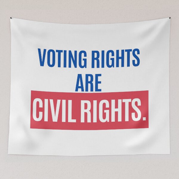 Item preview, Voting Rights are Civil Rights designed and sold by D1ogo.