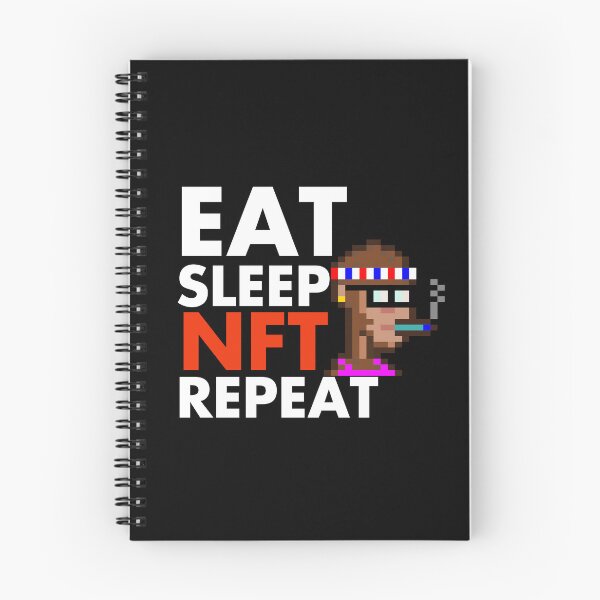 Item preview, Eat Sleep Collect NFT Crypto Monkey #43 designed and sold by patricklevar.