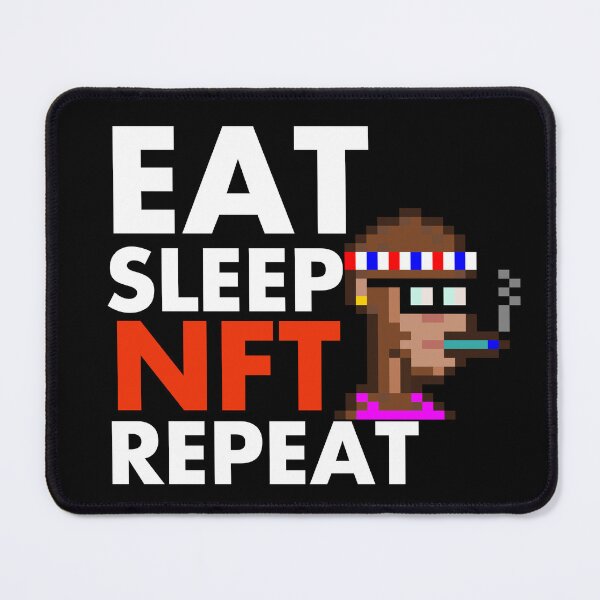 Item preview, Eat Sleep Collect NFT Crypto Monkey #43 designed and sold by patricklevar.