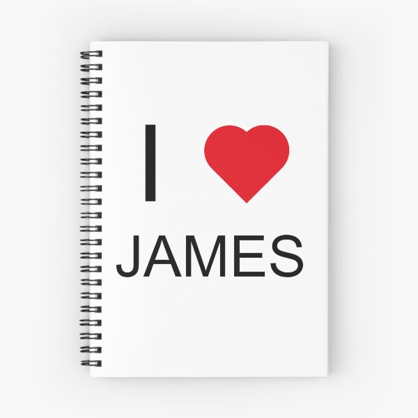 Item preview, I Love James - Heart designed and sold by brewprints.