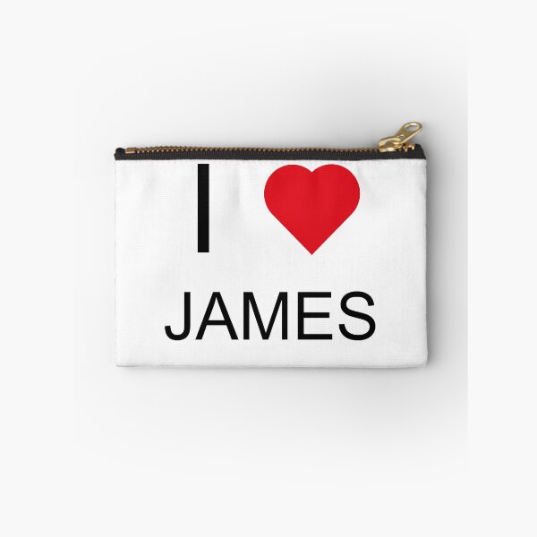 Item preview, I Love James - Heart designed and sold by brewprints.