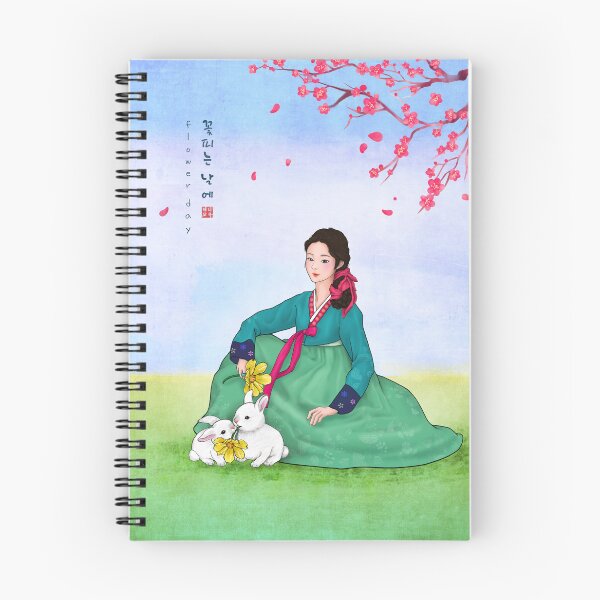 Item preview, Flower Day in Hanbok designed and sold by Anicue.