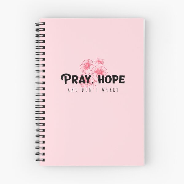 Item preview, Padre Pio Pray Hope and Don't Worry, Comfort from Padre Pio, Rose Pink Background designed and sold by IceCreamMuseum.
