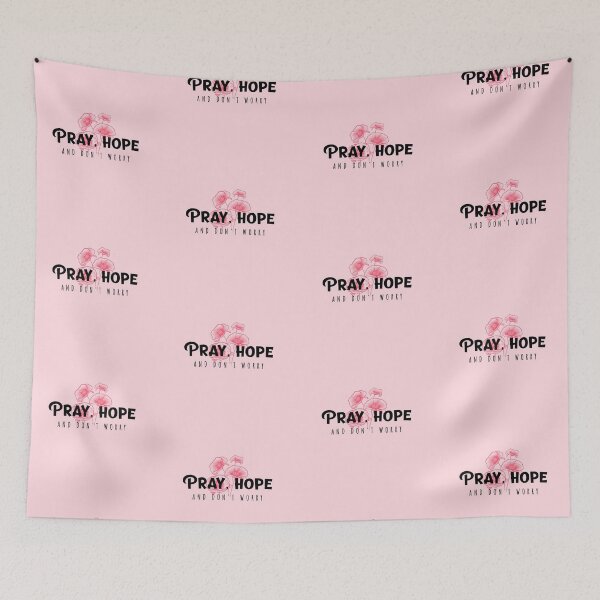 Item preview, Padre Pio Pray Hope and Don't Worry, Comfort from Padre Pio, Rose Pink Background designed and sold by IceCreamMuseum.