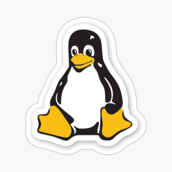 Linux penguin sticker Sticker