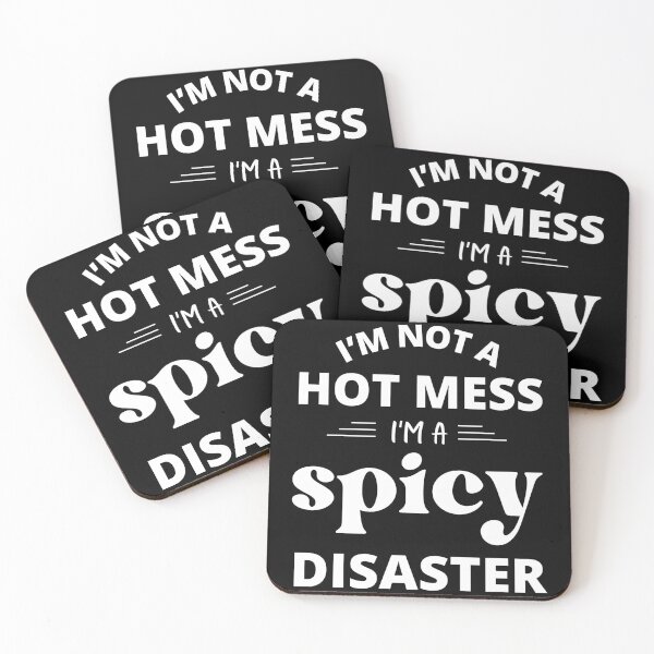 Item preview, I'm Not A Hot Mess I'm A Spicy Disaster Funny designed and sold by TrueFit Essentials.