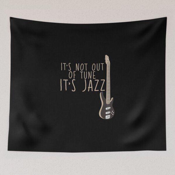 Item preview, It's Not Out Of Tune, It's Jazz Sticker designed and sold by allysonhat.