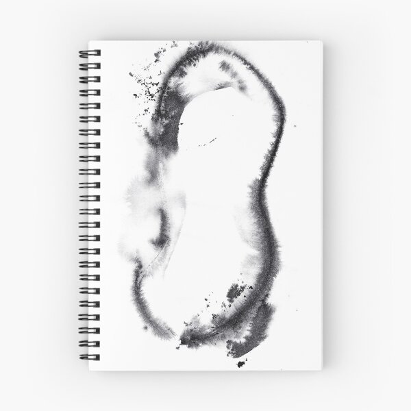 Item preview, ink explorations (222) - abstract black india ink painting designed and sold by expl-rations.