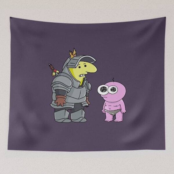 Item preview, SMILING FRIENDS - Wild Pim and Charlie knight in armor, Alan, bliblie, Grim, Gleb or Glep(author's art) designed and sold by mrGoodwin90.