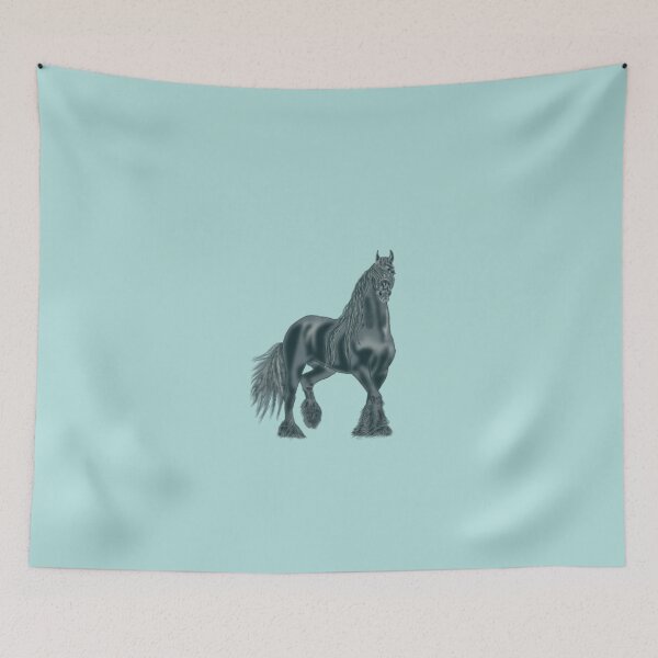 Item preview, Black Beauty Friesian Horse designed and sold by GraphicsiteShop.
