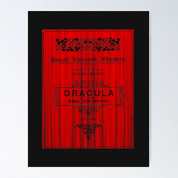 Item preview, Dracula, 1897 Program for the Play by Bram Stoker designed and sold by artsphere.