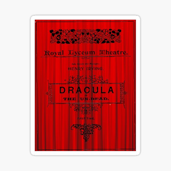 Item preview, Dracula, 1897 Program for the Play by Bram Stoker designed and sold by artsphere.