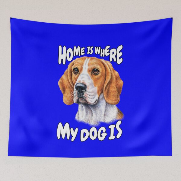 Item preview, Beagle Dog Pet Owner Home is Where My Dog Is designed and sold by fantasticdesign.