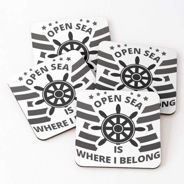 Item preview, Open Sea is Where I Belong - Seafarer designed and sold by Tatzki-Design.