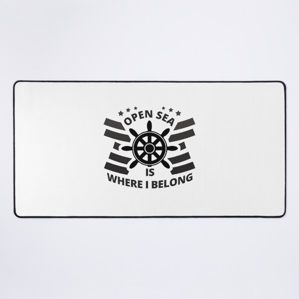 Item preview, Open Sea is Where I Belong - Seafarer designed and sold by Tatzki-Design.