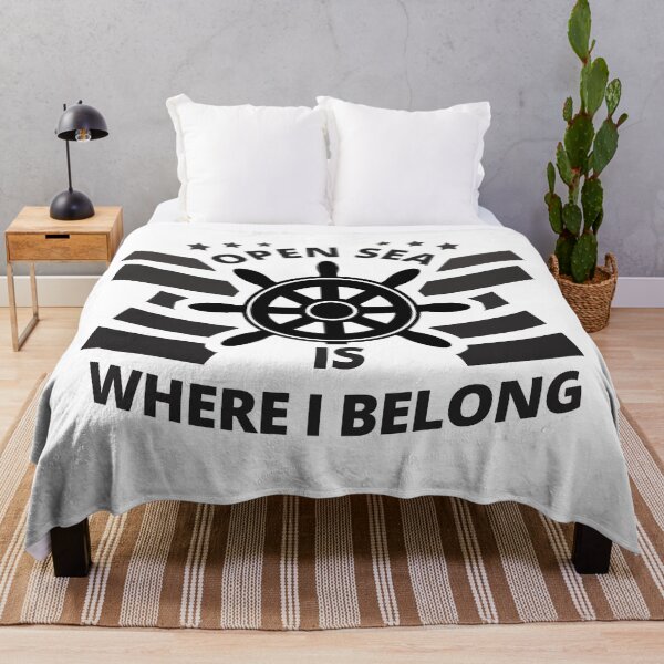 Item preview, Open Sea is Where I Belong - Seafarer designed and sold by Tatzki-Design.