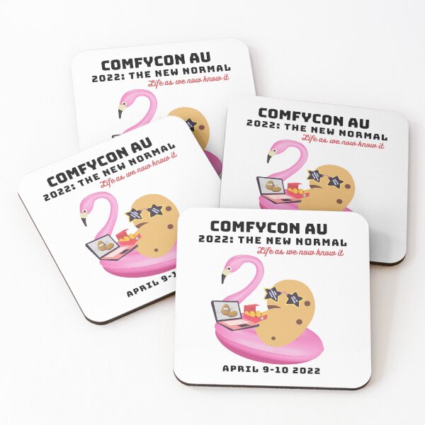 Item preview, ComfyCon AU April 2022 Chicken Nuggets (Bright) designed and sold by ComfyConAU.