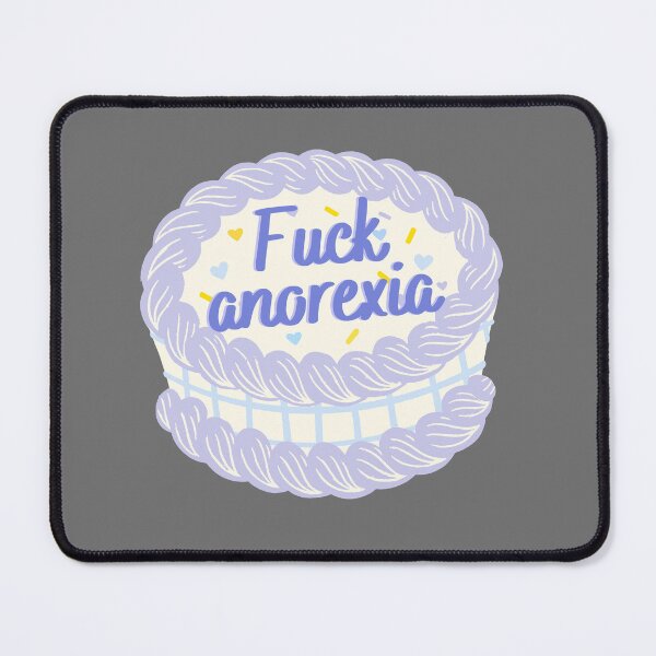 Item preview, Fuck Anorexia Cake designed and sold by ThoughtJumble.