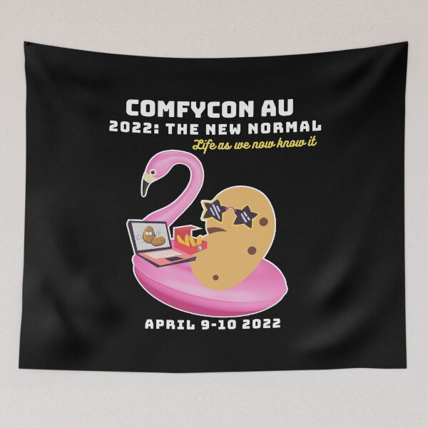 Item preview, ComfyCon AU April 2022 Chicken Tenders (Dark) designed and sold by ComfyConAU.