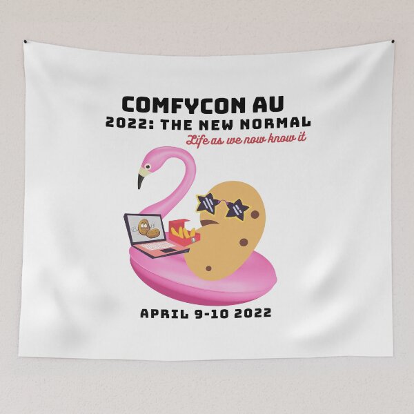 Item preview, ComfyCon AU April 2022 Chicken Tenders (Bright) designed and sold by ComfyConAU.
