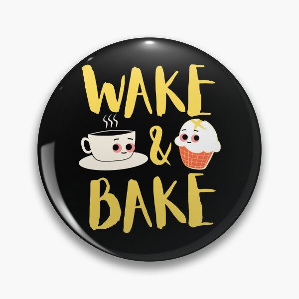 Artikelvorschau, Lustige Wake-and-Bake-Zitate mit einer niedlichen Kaffeetasse und farbenfrohen Candy Cupcake-Charakteren entworfen und verkauft von WonkaDunkaDunk.