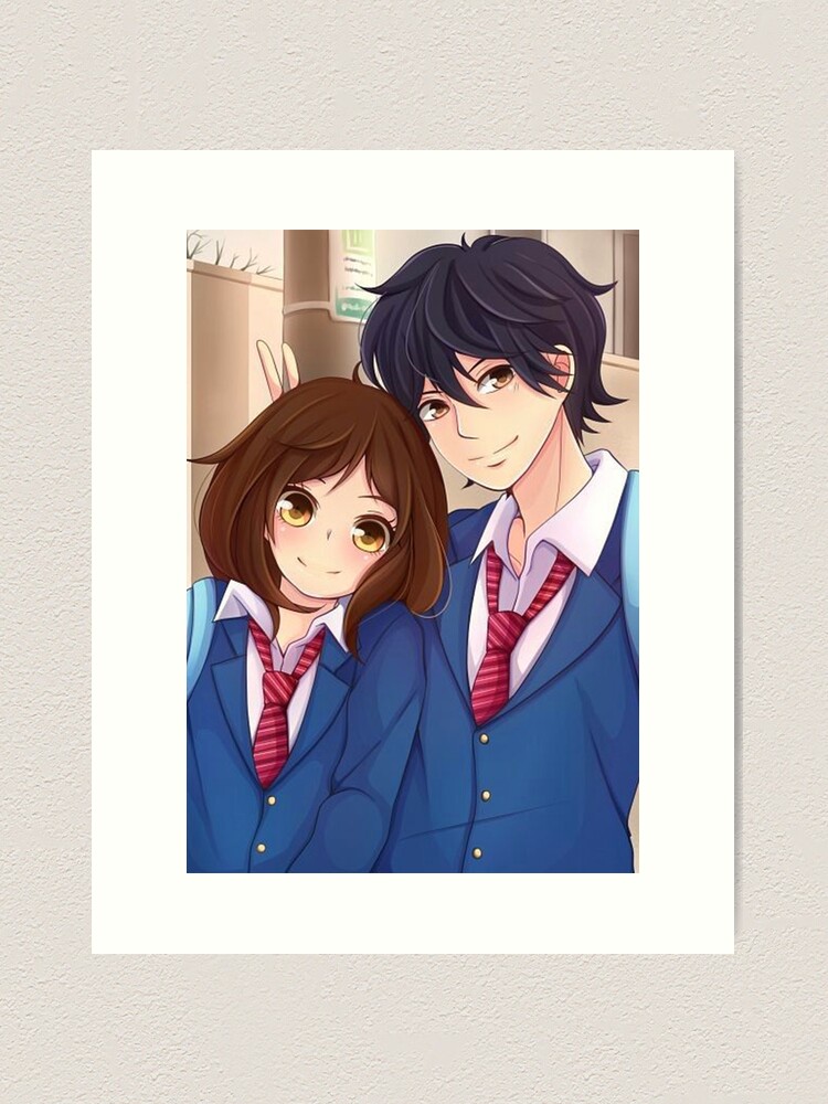 Ao Haru Ride Blue Spring Ride Couple | Poster