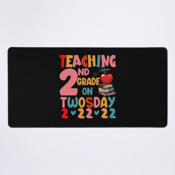 Item preview, Teaching 2nd Grade on Twosday 2-22-22, February 22nd 2022, Teacher Twosday designed and sold by TRIPPYPRINTS.