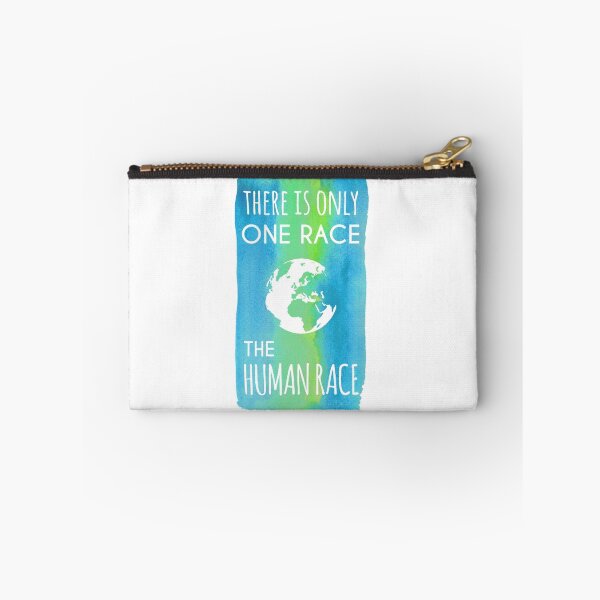 Item preview, There is Only One Race. The Human Race. (blue & green) designed and sold by pixelmist.