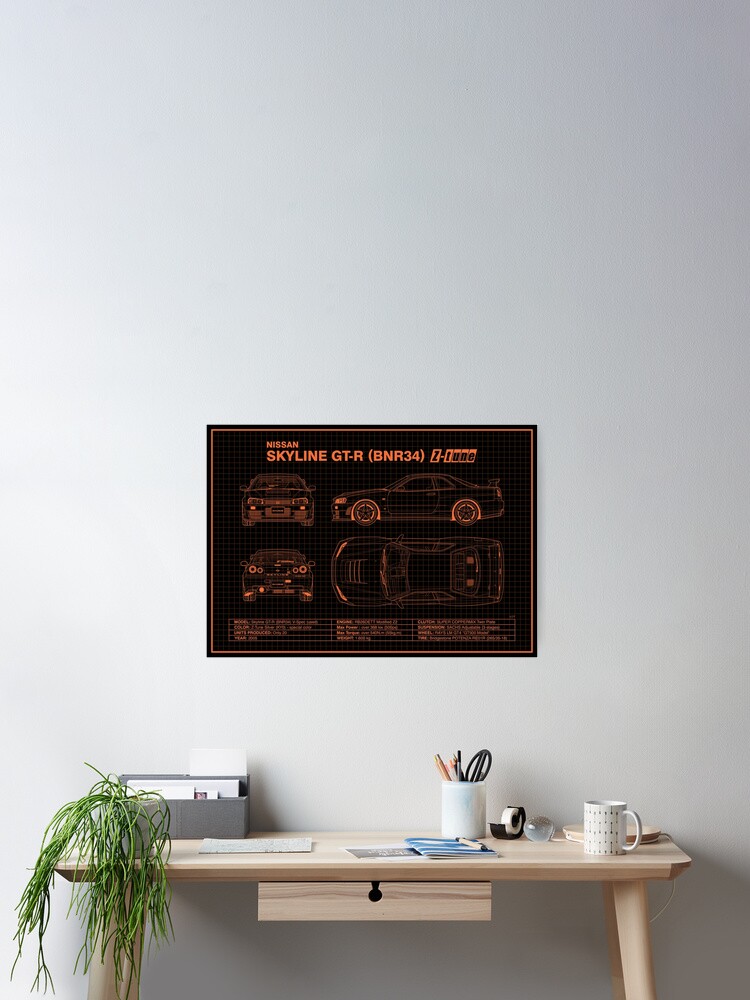 Blueprint - Nissan Skyline GT-R (R34) Z-Tune (Black)
