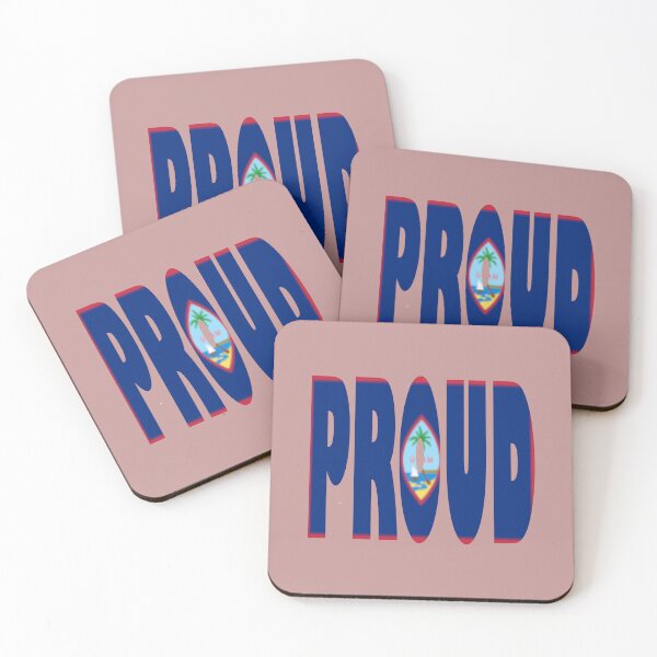 Item preview, Guam Flag Spelling PROUD - Hagåtña - Guamanian designed and sold by Quotes-I-Wear.