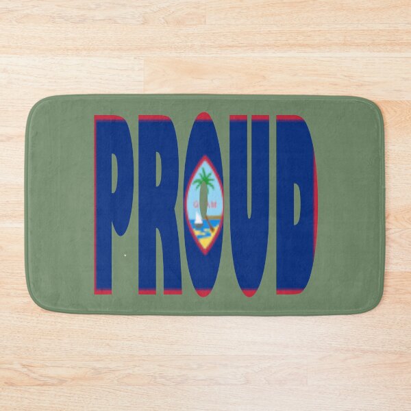 Item preview, Guam Flag Spelling PROUD - Hagåtña - Guamanian designed and sold by Quotes-I-Wear.