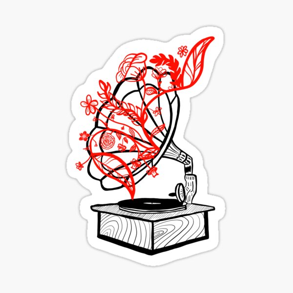 Item preview, Floral Phonograph designed and sold by Good-Friday.