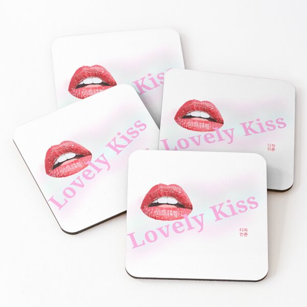 Item preview, Lovely kiss lettering and mark designed and sold by Johnallthings.