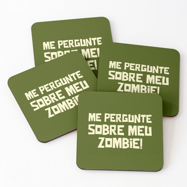 Aperçu de l'œuvre ME PERGUNTE SOBRE MEU ZOMBIE ! créée et vendue par AladdinMktgs.