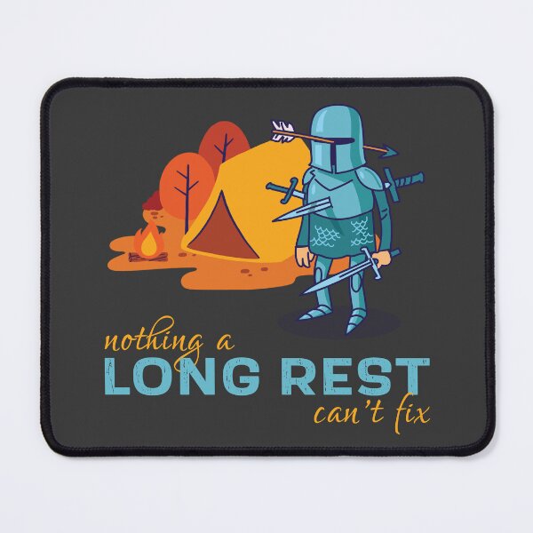 Item preview, Nothing a long rest can't fix - Funny D&D Novelty designed and sold by SqrlStudios.