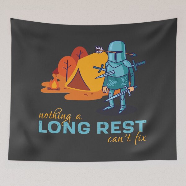 Item preview, Nothing a long rest can't fix - Funny D&D Novelty designed and sold by SqrlStudios.