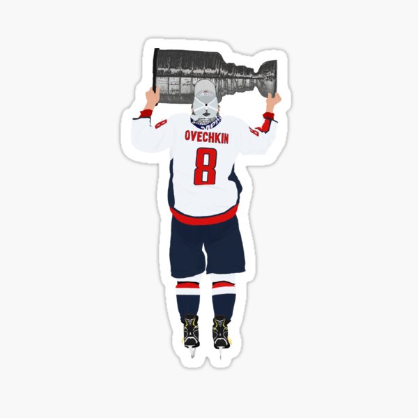 Vista previa del artículo con la obra «Alex Ovechkin», diseñado y vendido por EWieser.