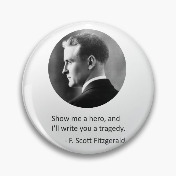 Item preview, F. Scott Fitzgerald quote designed and sold by MichaelEpp.