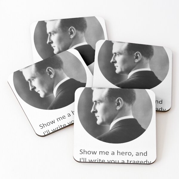 Item preview, F. Scott Fitzgerald quote designed and sold by MichaelEpp.